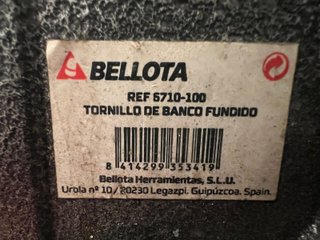 Tornillo de Banco Fundido Bellota