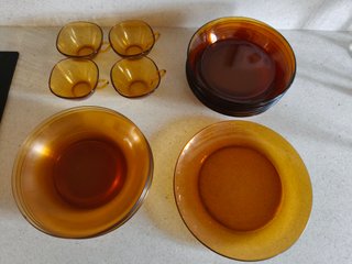 Vajilla Duralex Cristal Ámbar