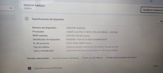 Portátil Táctil ASUS Core i7 8GB RAM 1TB HDD