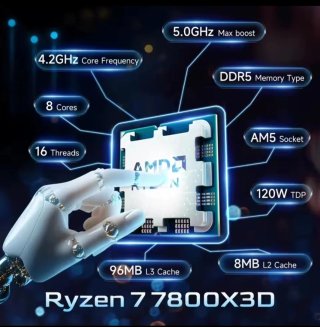 AMD Ryzen 7 7800X3D Nuevo
