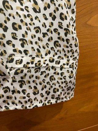 Blusa Tintoretto Estampada Animal Print Talla 42