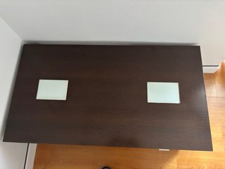 Mesa de centro moderna madera y cristal