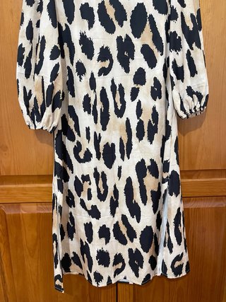 Vestido estampado animal print