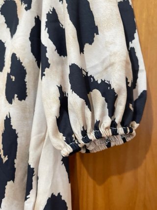 Vestido estampado animal print