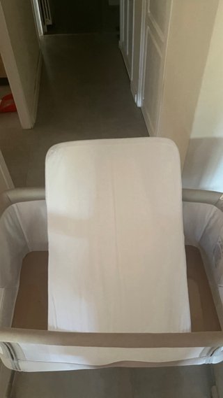 Culla da letto Jané Babyside beige/grigio