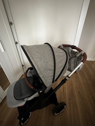 Passeggino Bebè Jané Crosslight Grigio. Ovetto più seggiolino.