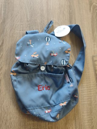 Mochila infantil tela bordada 'Eric'