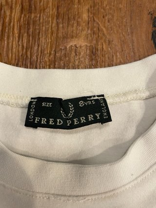 Maglia Fred Perry manica lunga 8 anni