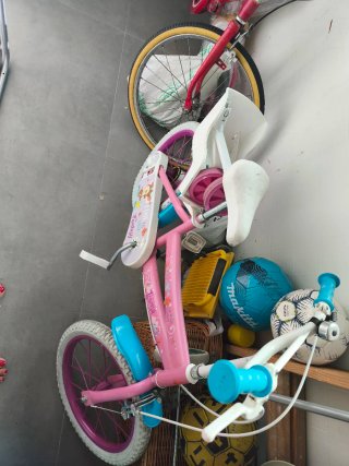 Bicicleta infantil rosa