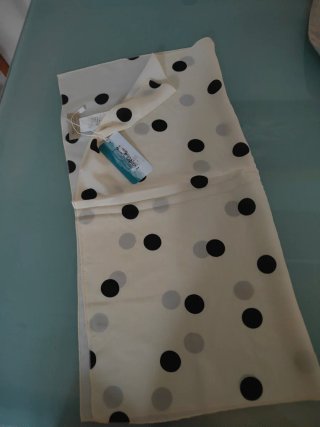 Foulard Falconeri seta pois donna tessuto naturale