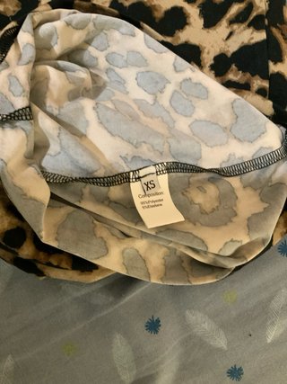 Vestito lungo leopardato elastico