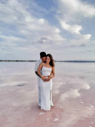 SESION DE FOTOS EN LA LAGUNA ROSA DE TORREVIEJA