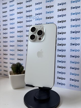 IPHONE 15 PRO 256GB Titanio Blanco Batería 87%