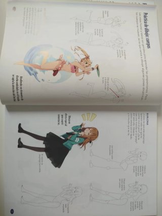Libros para crear y dibujar cómics y chicas anime.