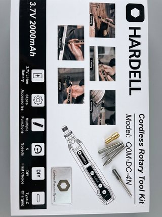 HARDELL Mini Utensile Rotante 3.7V