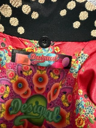 Abrigo Desigual estampado