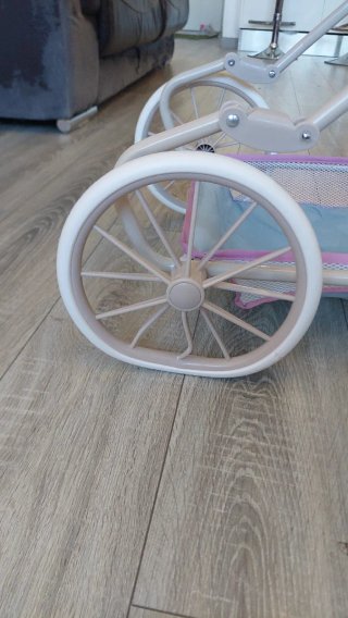 Coche Muñeca Reborn Plegable + Sombrilla provenza