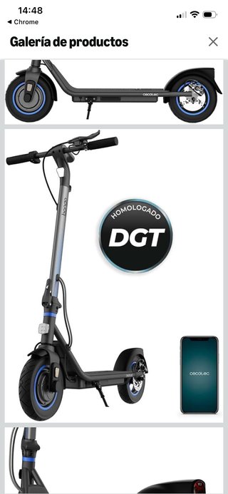 Patinete Eléctrico Cecotec Homologado DGT