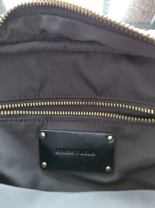 Bolso Bimba y Lola blanco y negro