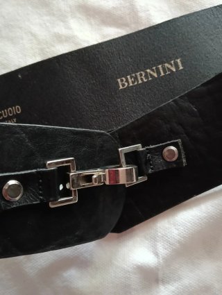 Cintura vintage Bernini vero cuoio