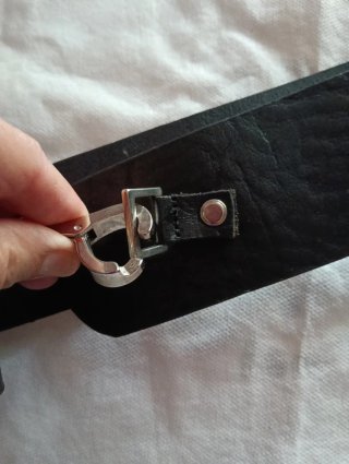 Cintura vintage Bernini vero cuoio