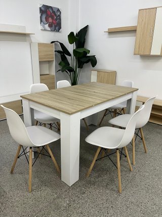 Nueva mesa extensible con 6 sillas BARATA!!
