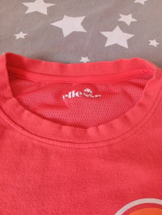 Camiseta Ellesse Roja Crop Top