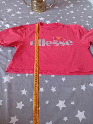 Camiseta Ellesse Roja Crop Top