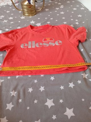 Camiseta Ellesse Roja Crop Top