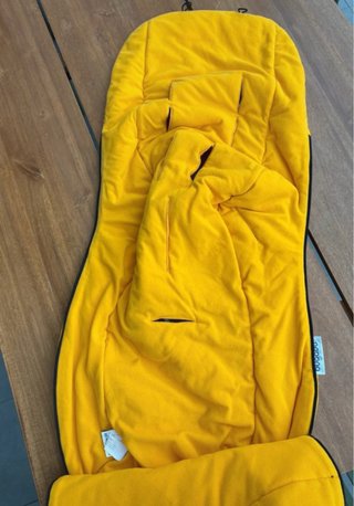 Sacco invernale giallo per passeggini Bugaboo