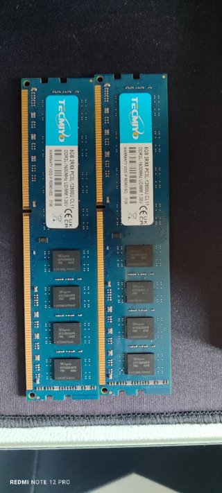 Lote memorias DDR3, 43gb