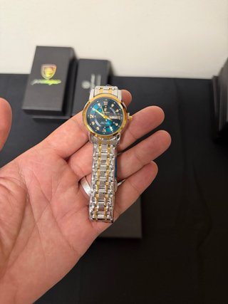 Reloj Prestigiar Elegante Mujer Oro Plata