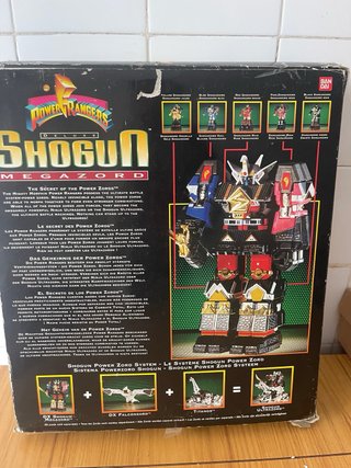 Power Rangers Shogun Megazord Caja