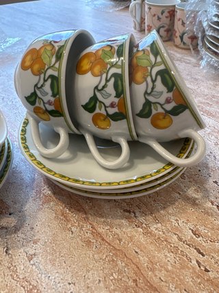 6 Tazas y Platillos Vista Alegre Algarve