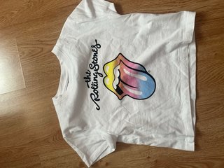 Camiseta niña Inextenso rayas flamenco