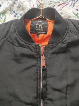 Abrigo Zara Negro impermeable