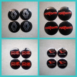 4 Pegatina 56mm tapabuje Renault Daihatsu Rotiform