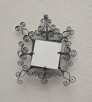 Decoración de hierro para el exterior