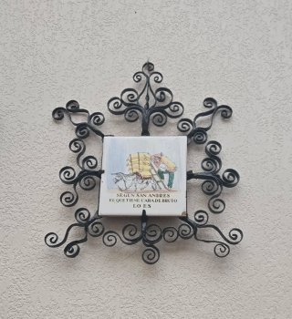 Decoración de hierro para el exterior