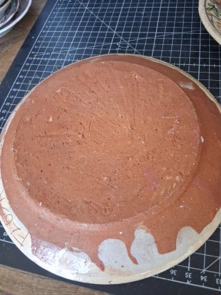 2 Pratos Alentejanos Cerâmica 23cm assinados