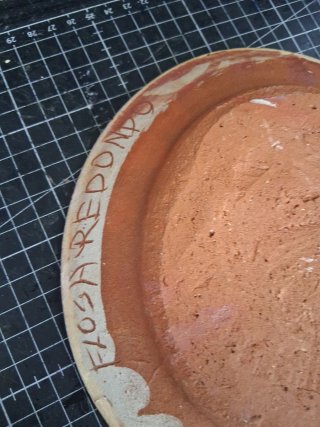 2 Pratos Alentejanos Cerâmica 23cm assinados
