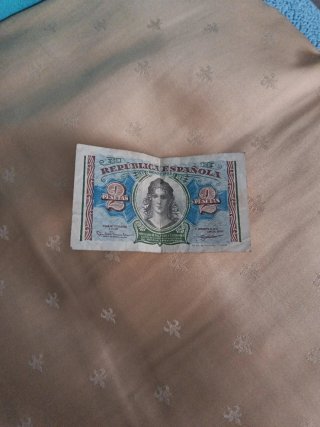 Billete 2 Pesetas República Española 1938