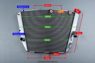 Radiador SUZUKI GSXR 600 / 750 2008 2010 K8 K9 L0