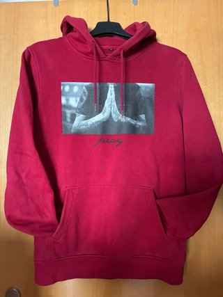 Sudadera Mister Tee Roja Talla M