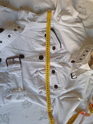 Cazadora Vaquera Purificación García Sport Blanca