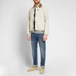 Barbour Bedale Short Jacket Talla M Beige