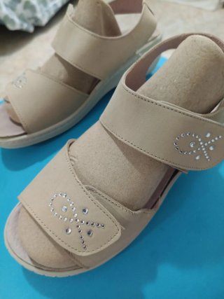 Sandalias piel para plantillas beige