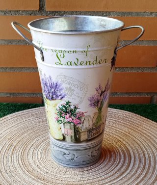Jardinera Metal Lavanda