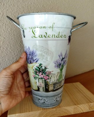 Jardinera Metal Lavanda