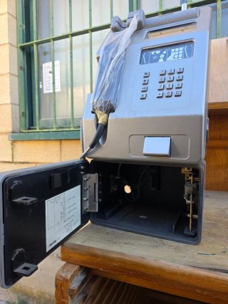 Cabina telefónica antigua